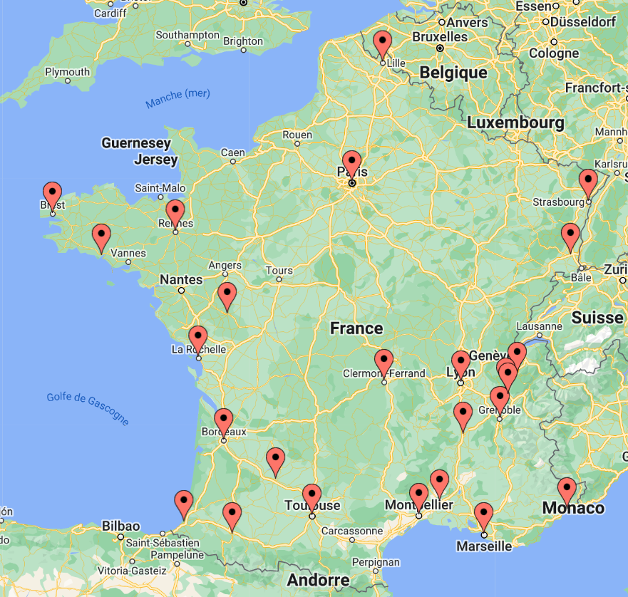 En janvier 2023 les écoles du concours Geipi Polytech participentt à des salons à travers toute la France