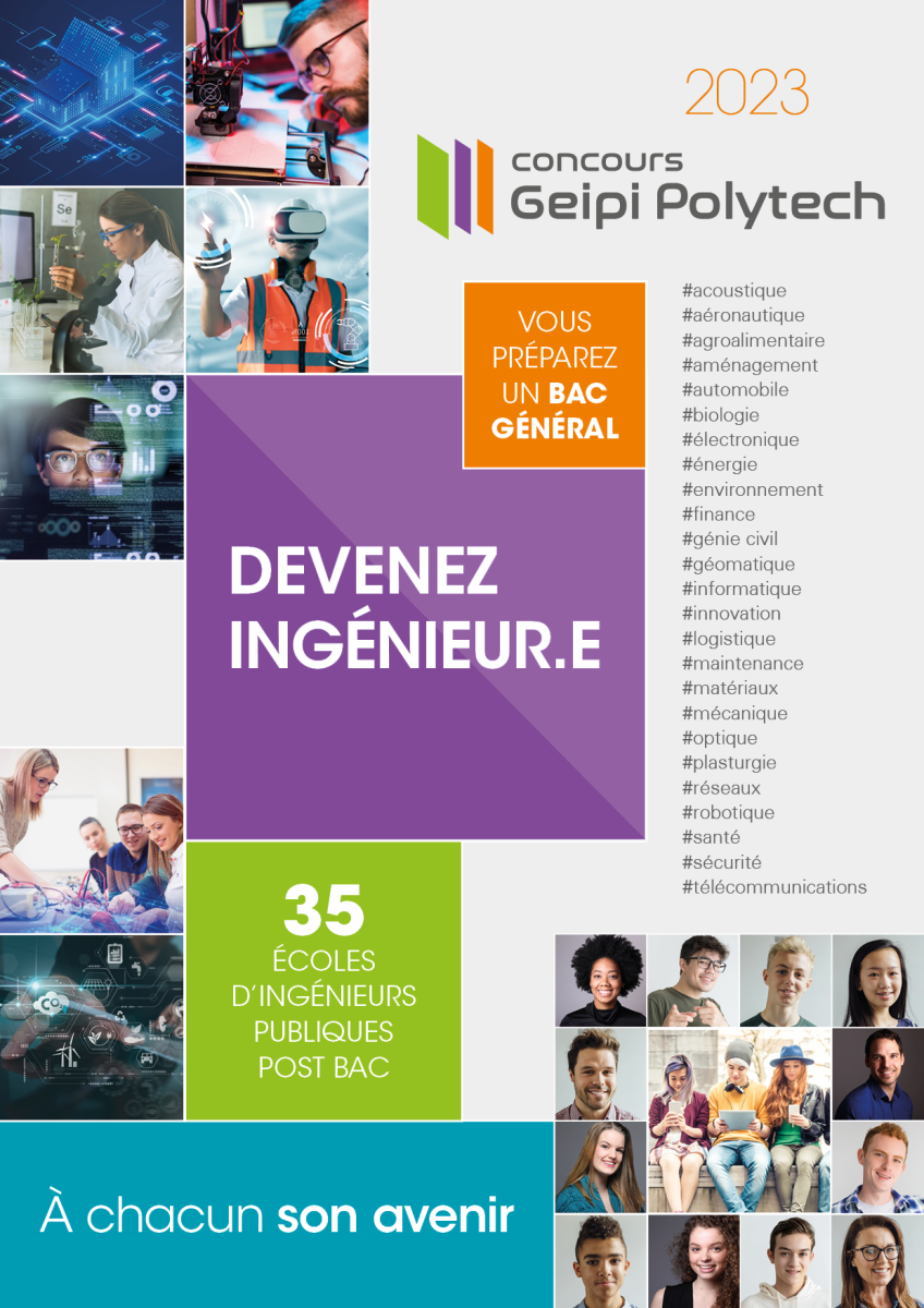 Plaquette Geipi Polytech Bac Général 2023 page 1