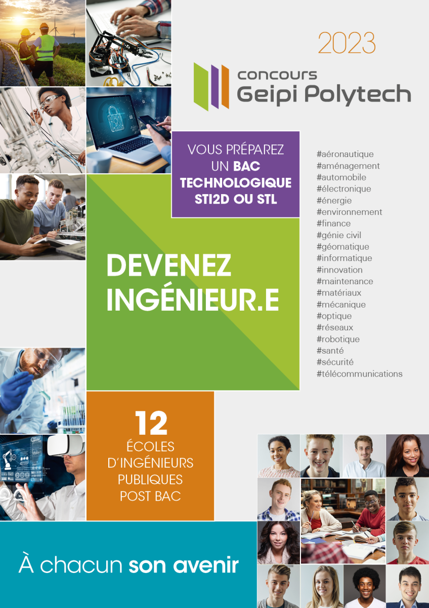 Plaquette Geipi Polytech Bac Technologique 2023 page 1