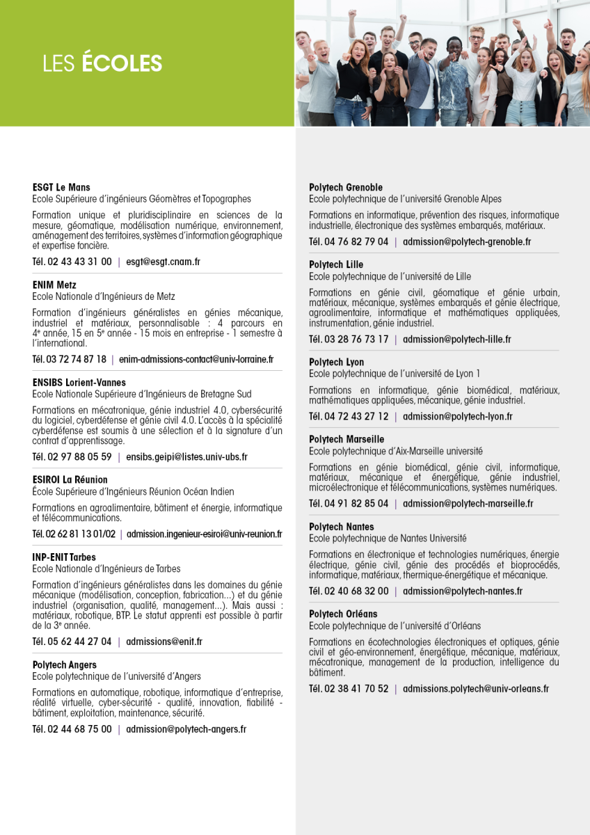 Plaquette Geipi Polytech Bac Technologique 2023 page 6