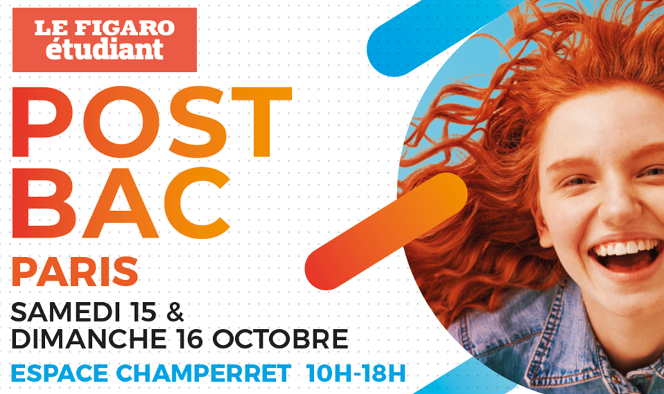 Le concours Geipi Polytech tiendra un stand sur le salon Post Bac du Figaro Etudiant, les 15 et 16 octobre 2022, de 10h à 18h, à Paris - Espace Champerret.